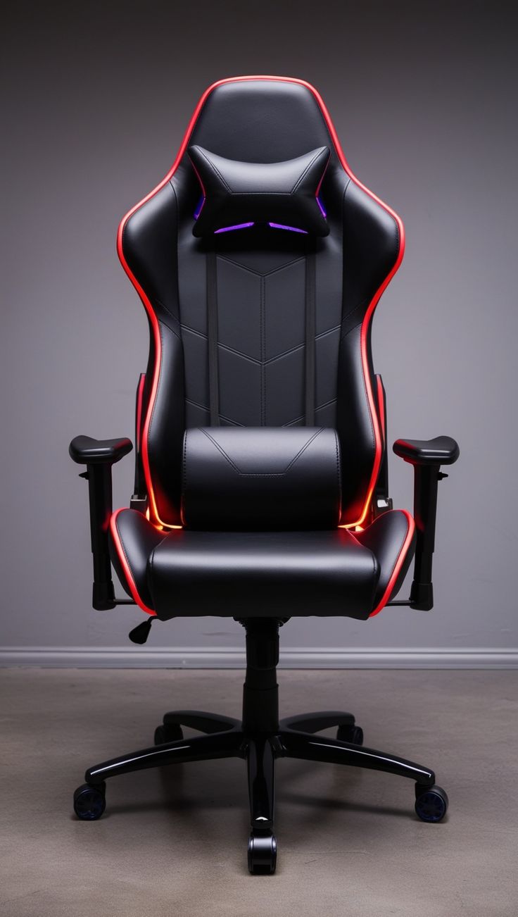 GAMING CHAIR FL-ONE PINK-BLACK-RED COLOR