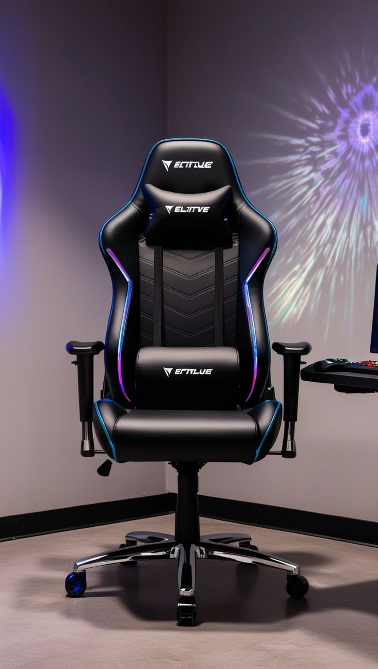 GAMING CHAIR FL-ONE PINK-BLACK-RED COLOR